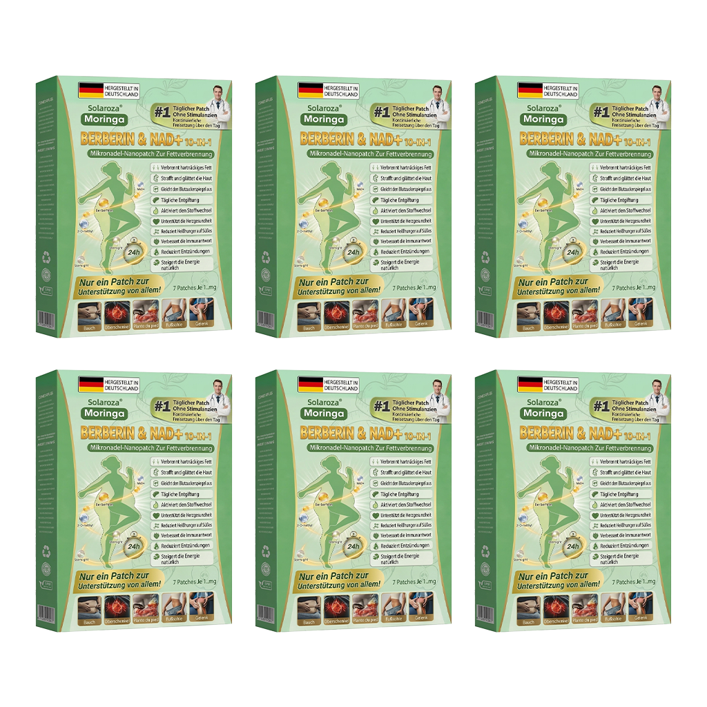 🎯Solaroza® Moringa & Berberin 10-in-1 Nano-Mikronadel-Pflaster