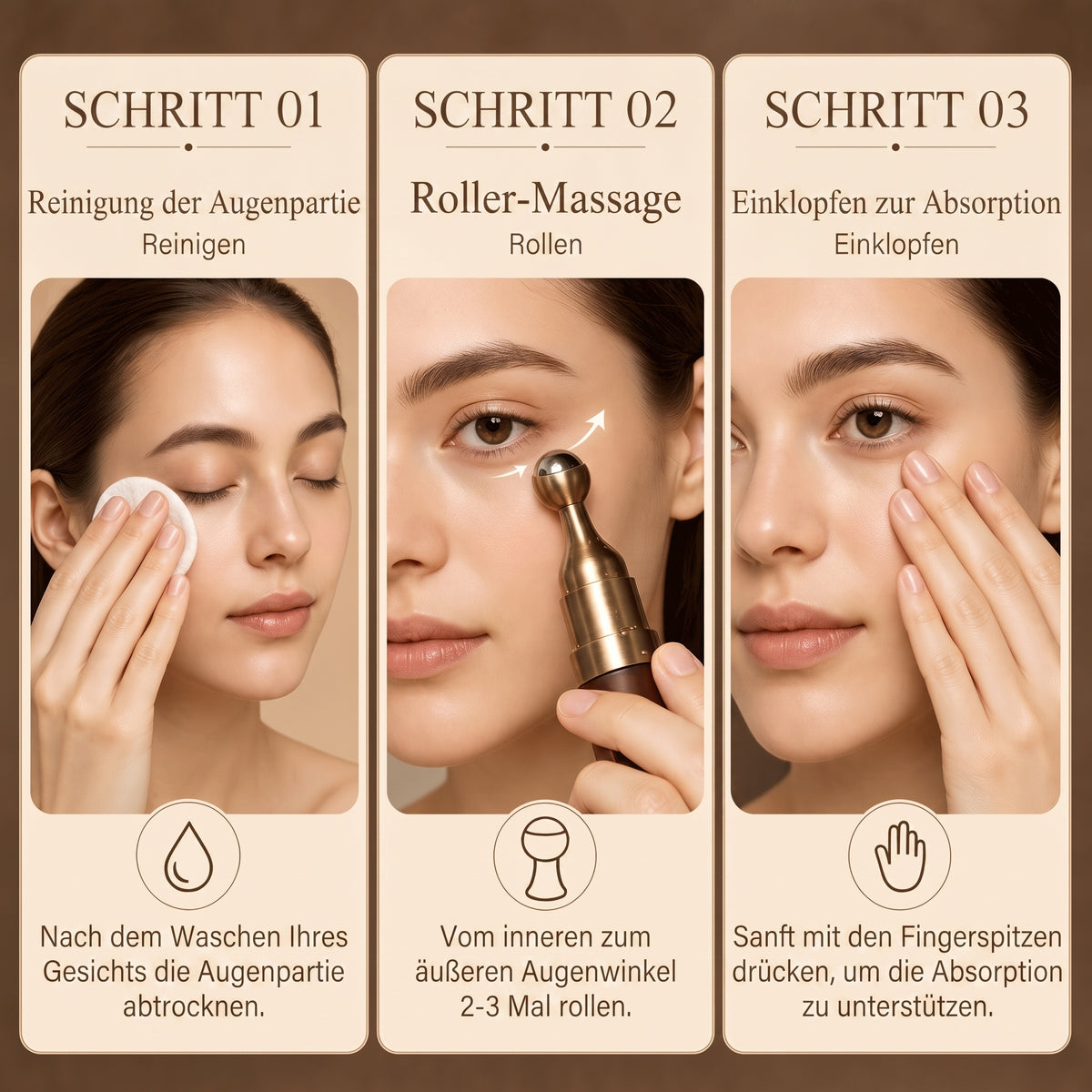 đ„New & Upgraded: SolarozaÂź 360° Ice-Cool Roller â Visibly reduces dark circles, puffiness, and fine lines in 7 days. Powered by Matrixyl 3000, Neuro-peptides, and Caffeine.