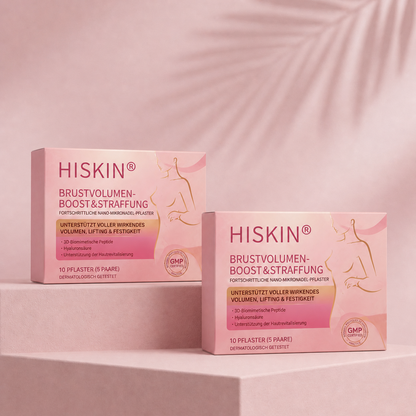 👩‍⚕️Brust-Straffung & Fülle HISKIN® & Fortgeschrittenes Nano-Mikronadel-Pflaster für gezielte