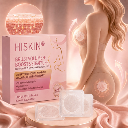 👩‍⚕️Brust-Straffung & Fülle HISKIN® & Fortgeschrittenes Nano-Mikronadel-Pflaster für gezielte