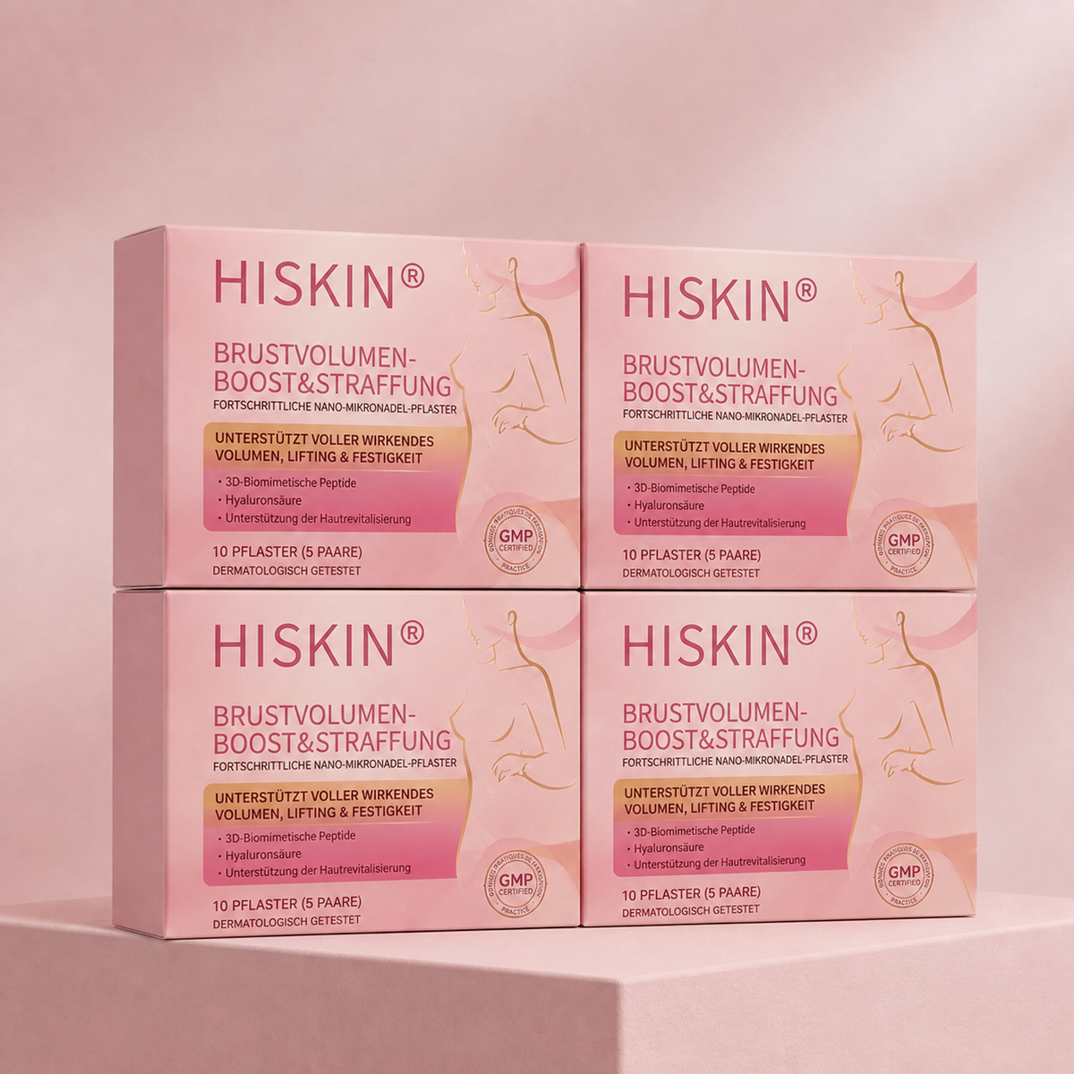 👩‍⚕️Brust-Straffung & Fülle HISKIN® & Fortgeschrittenes Nano-Mikronadel-Pflaster für gezielte