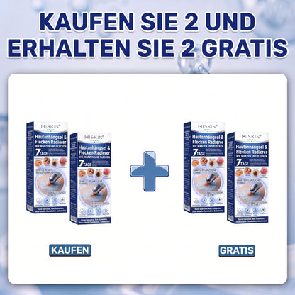 𝐇𝐈𝐒𝐊𝐈𝐍®👩‍⚕️ 7-Tage Skin Tag & Spot Eraser – Sanfte, präzise Pflege für sichtbare Hautunregelmäßigkeiten mit Roll-on-Applikator