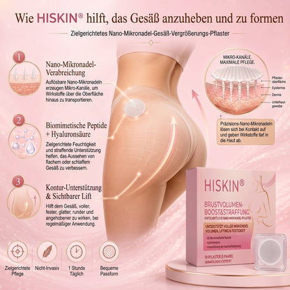 👩‍⚕️Brust-Straffung & Fülle HISKIN® & Fortgeschrittenes Nano-Mikronadel-Pflaster für gezielte