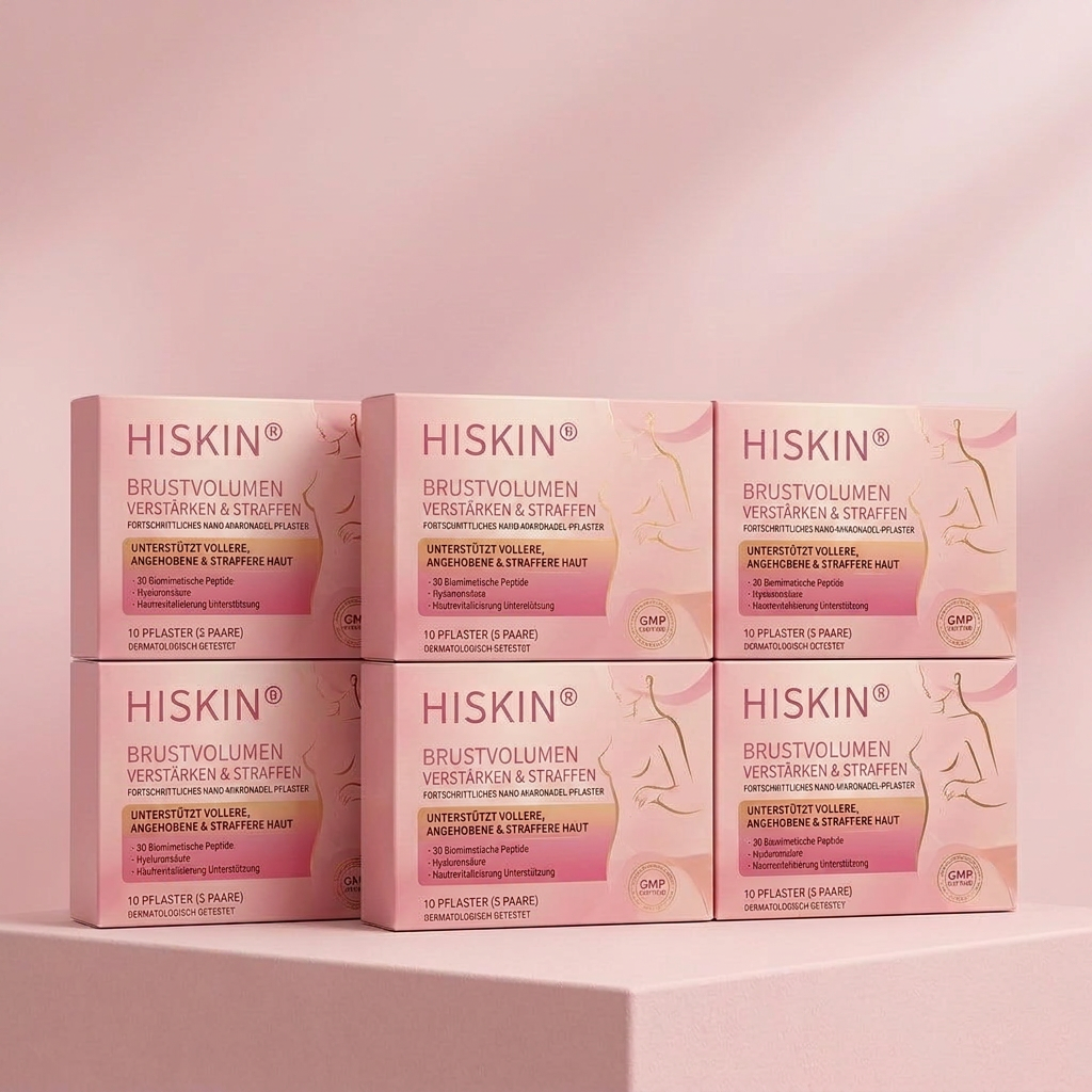 👩‍⚕️Brust-Straffung & Fülle HISKIN® & Fortgeschrittenes Nano-Mikronadel-Pflaster für gezielte