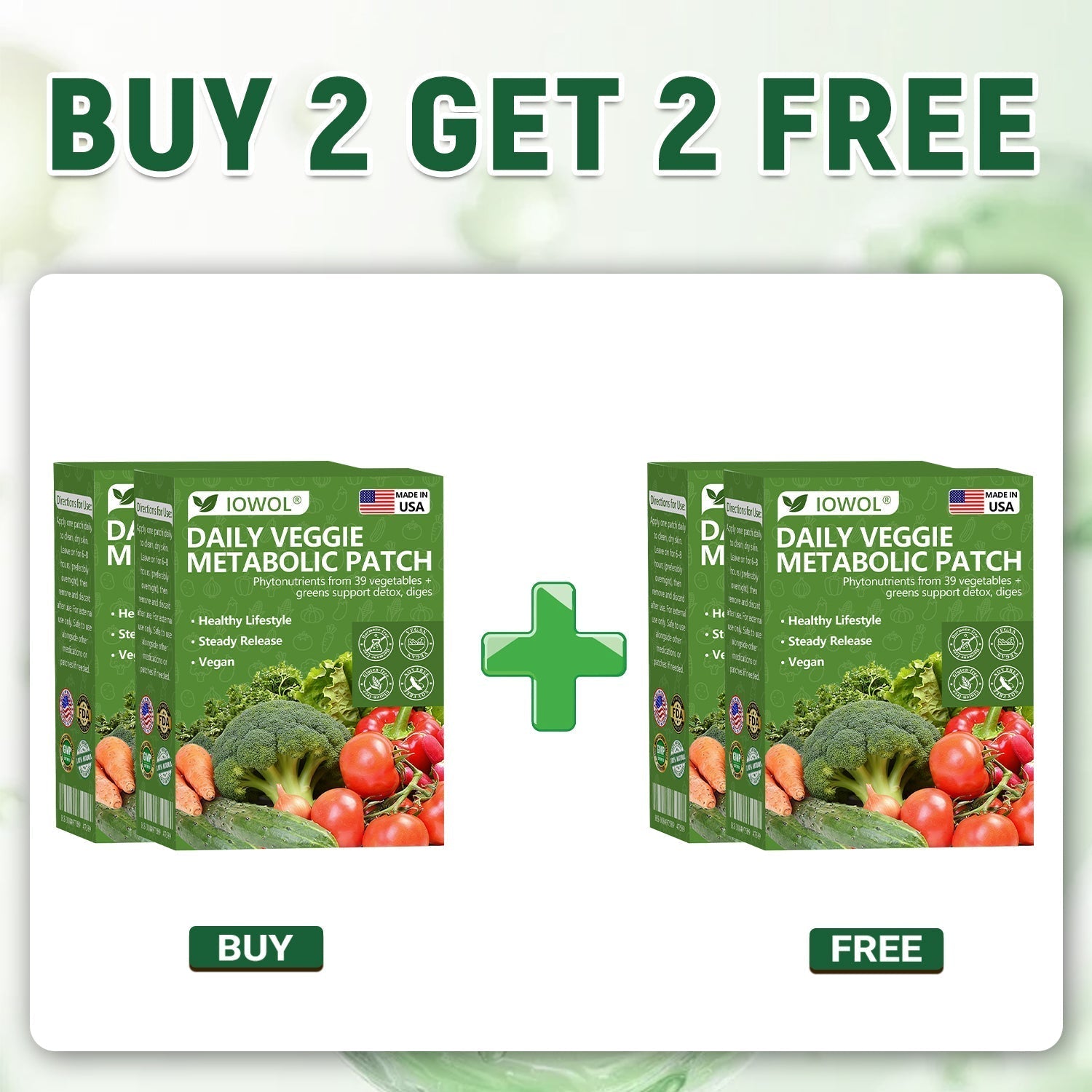 💪4 Boxen – Kaufe 2 erhalte 2 gratis