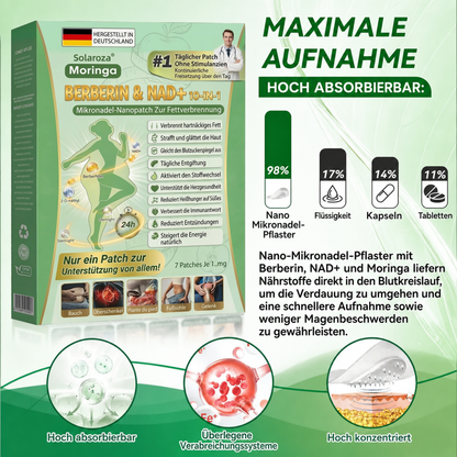 🎯Solaroza® Moringa & Berberin 10-in-1 Nano-Mikronadel-Pflaster