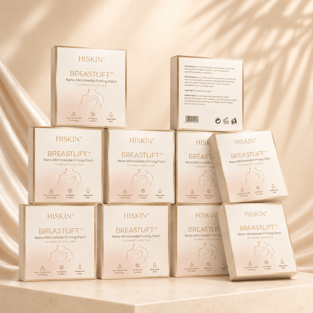 ❤️ Breast Firming👩‍⚕️ & Fuller-Looking Curves HISKIN® — Advanced Nano-Microneedle Patch for Targeted Care -1
