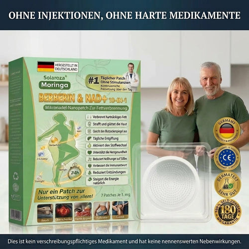 🎯Solaroza® Moringa & Berberin 10-in-1 Nano-Mikronadel-Pflaster