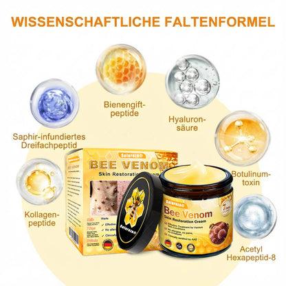 Hergestellt & versendet aus Deutschland 🇩🇪 Solaroza® Bienengift-Regenerationscreme. Starkes Anti-Aging. 100% Bienenfreundlich. ⏰ NUR NOCH HEUTE: 80% RABATT 💖