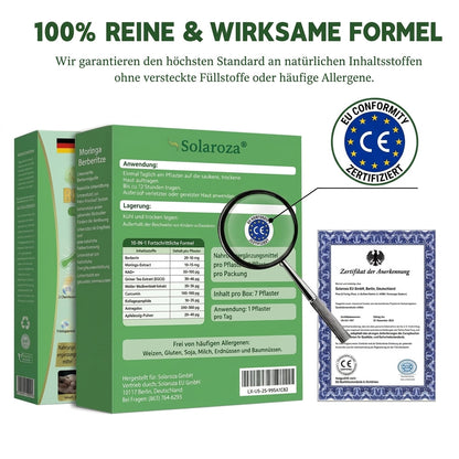 🎯Solaroza® Moringa & Berberin 10-in-1 Nano-Mikronadel-Pflaster