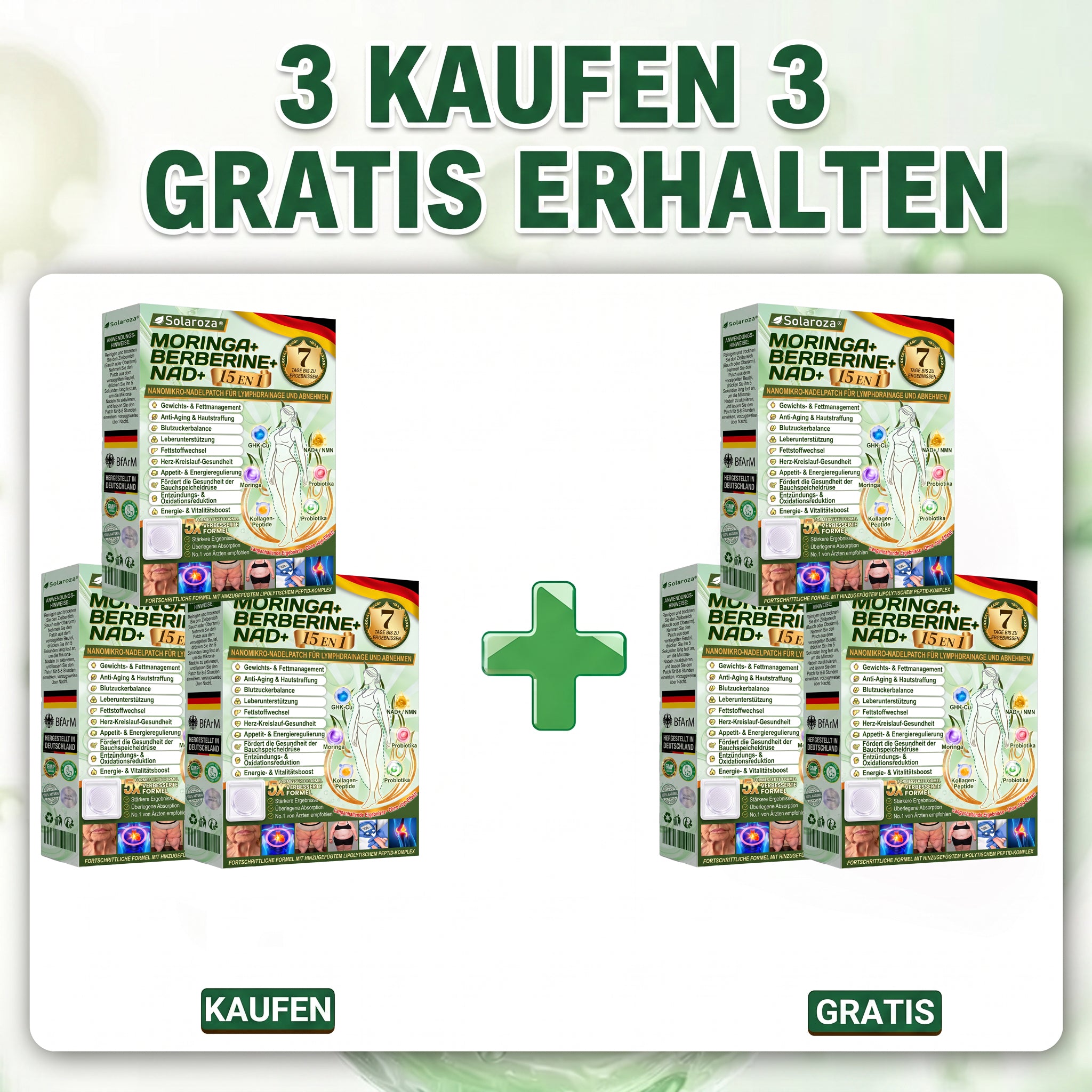 3 kaufen, 3 gratis – Bis zu 54 Pfund in einem Monat abnehmen.