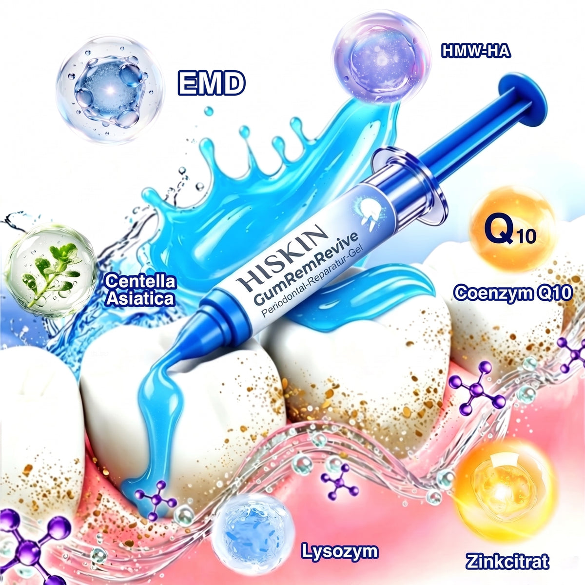 𝐇𝐈𝐒𝐊𝐈𝐍® 👩‍⚕️🇩🇪🏅🦷🛡️ GumRevive Parodontal-Reparaturgel