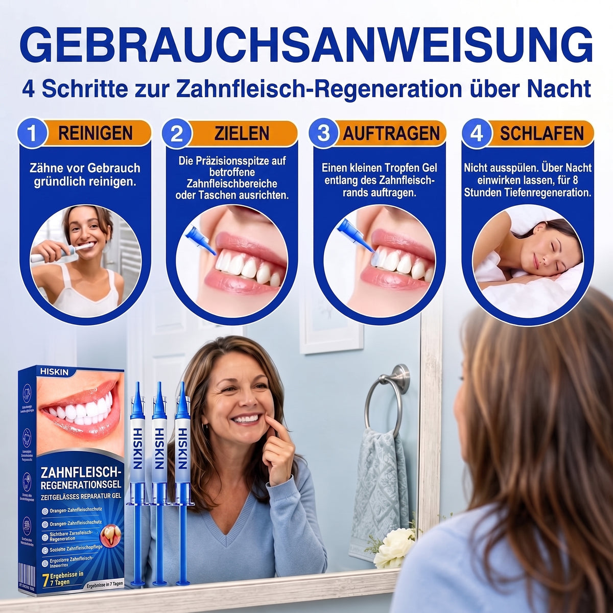 𝐇𝐈𝐒𝐊𝐈𝐍® 👩‍⚕️🇩🇪🏅🦷🛡️ GumRevive Parodontal-Reparaturgel