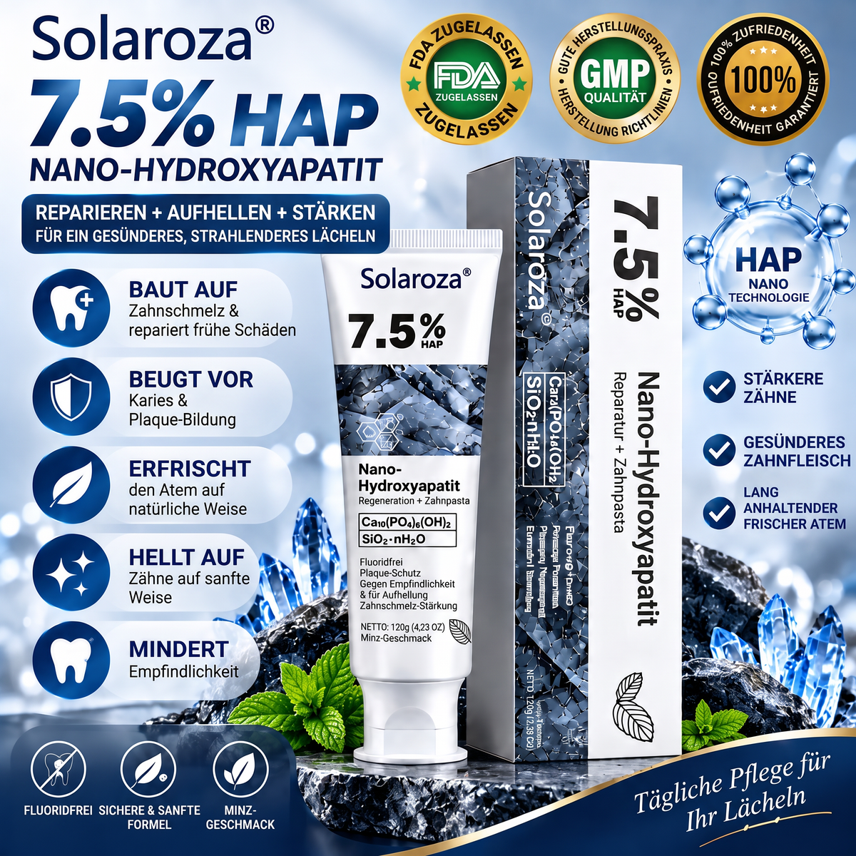 🧑‍⚕️🦷❄️Solaroza® Gum Revive periodontal repair gel
